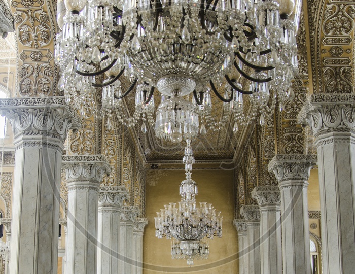 Interiors of Chowmohalla Palace, Hyderabad