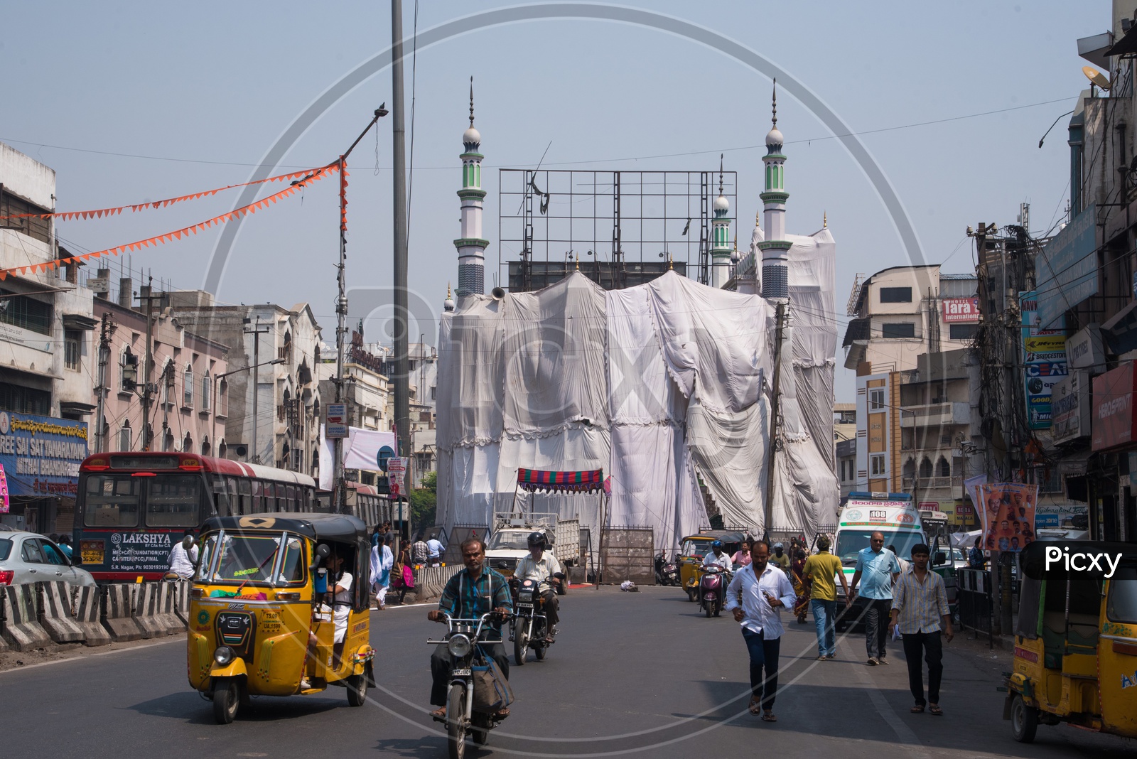 Jama Masid at Siddamber Bazaar in Hyderabad
