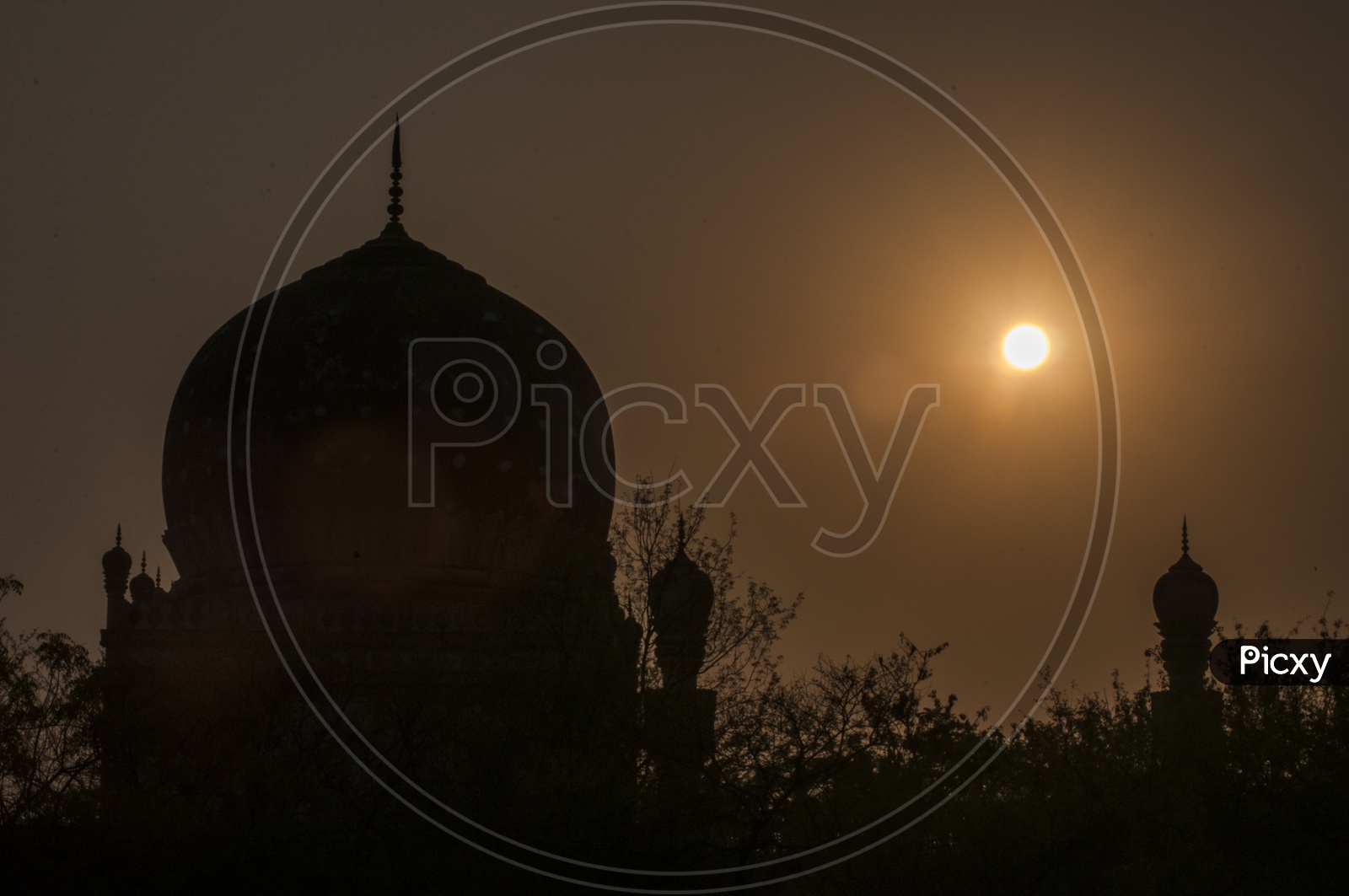 Sunset at Qutub Shahi Tombs