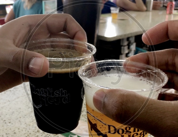 Beer Tasting at Dog Fish Brewery