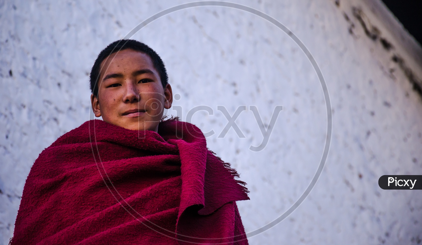 The Young monk in Tawang