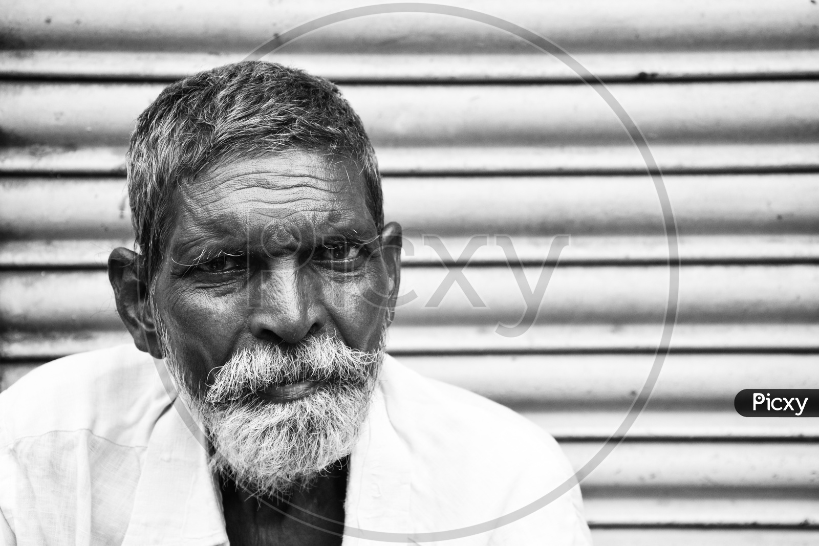 Old man, Streets of Vijayawada