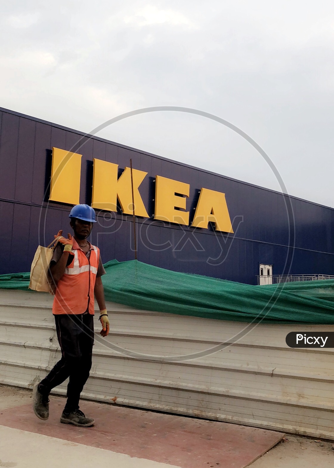 IKEA store in Hyderabad India getting ready