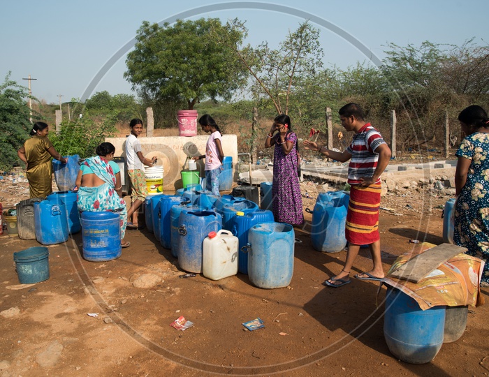 Water issues in city suburbs of Telangana