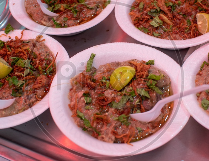 Haleem at Sarvi Restaurant at Banjara Hills