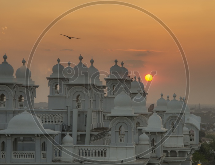Sunset at Taj Falaknuma Palace, Hyderabad