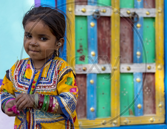 Kid in Bhirandiyara Village, Kutch
