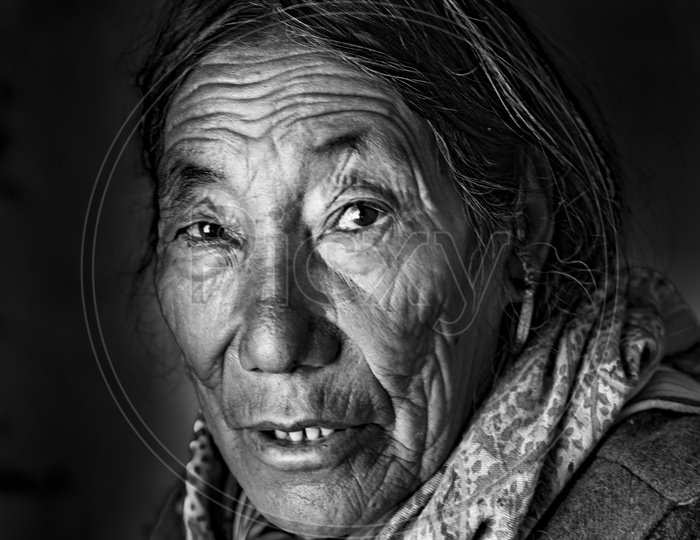 Old Women at Tabo Monastery, Spiti Valley