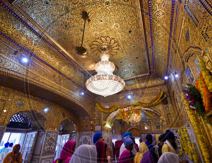 Interior of Hazur Nanded Saheb Gurudwara
