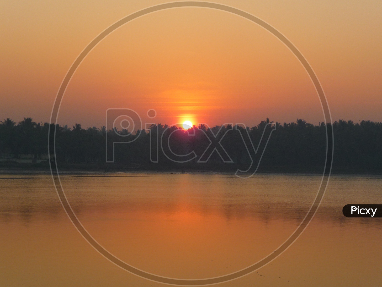 Sunset at Godavari River
