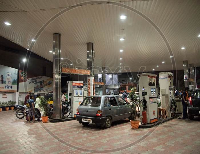 Fuel station at Begumpet, Hyderabad