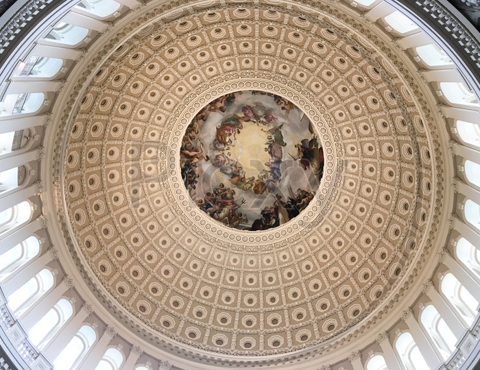 Rotunda of US Capitol Hill