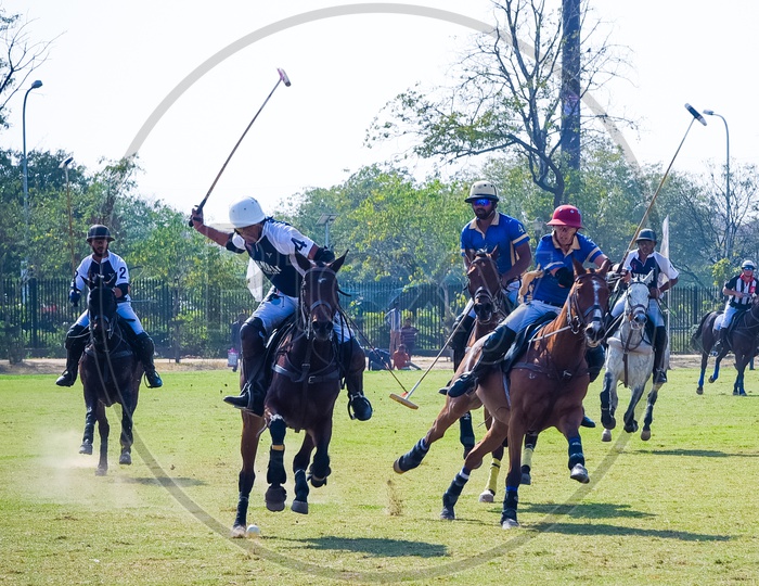 Players in action at a Polo Match