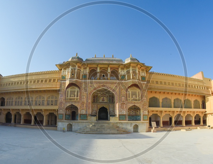 Wide view of Amer Palace