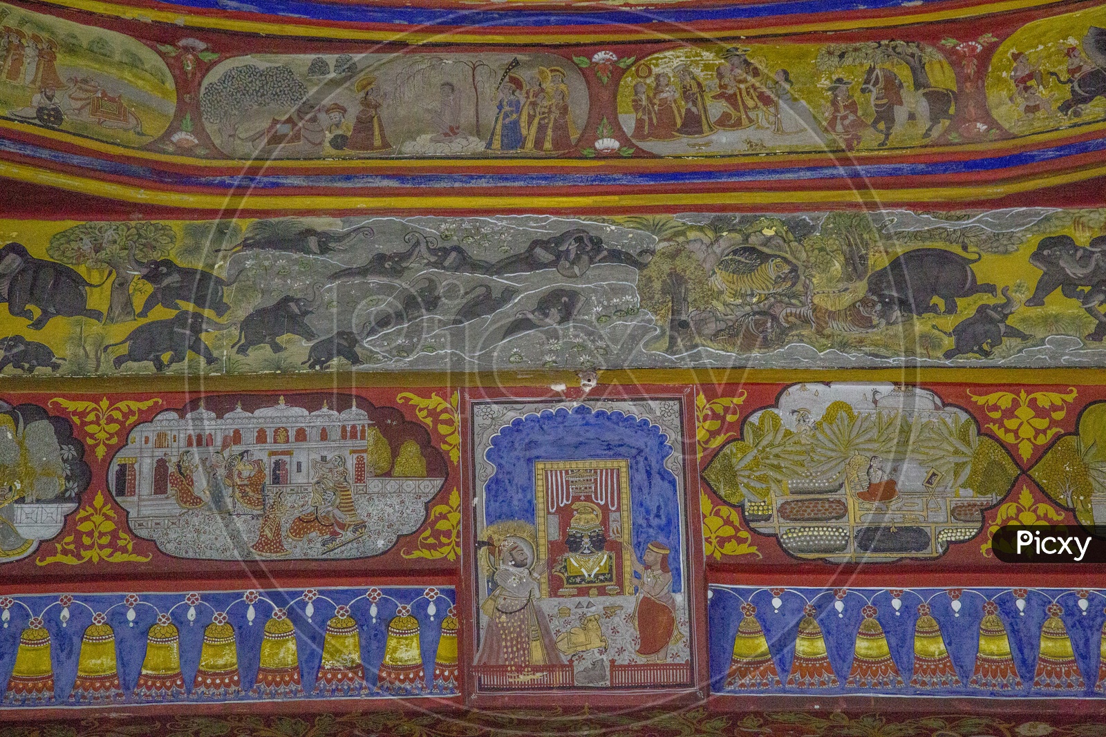 Painting in Udaipur Palace