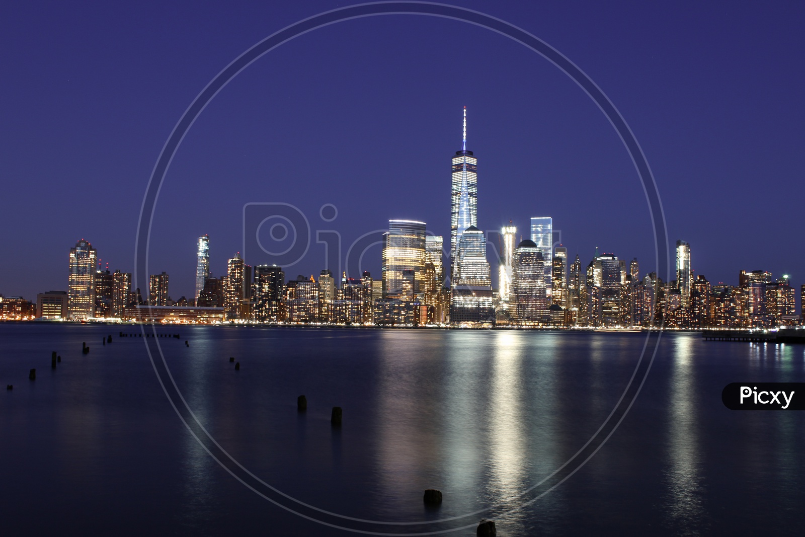World Trade Center and Manhattan Skyline, New York, New York