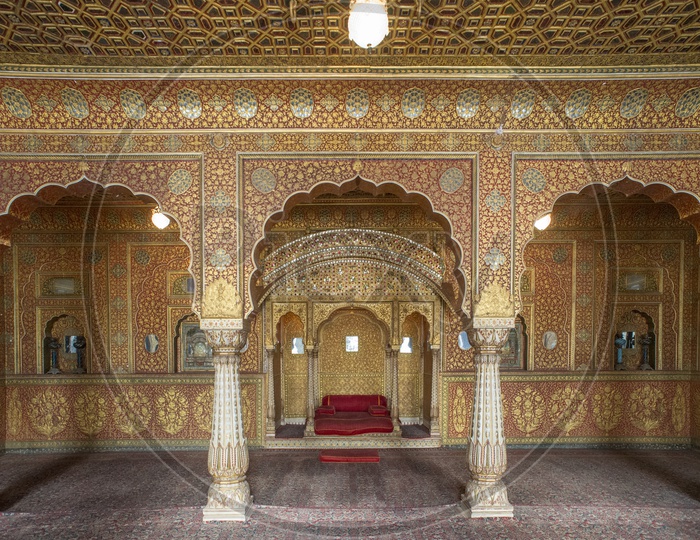 Interiors of Junagarh Fort, Bikaner