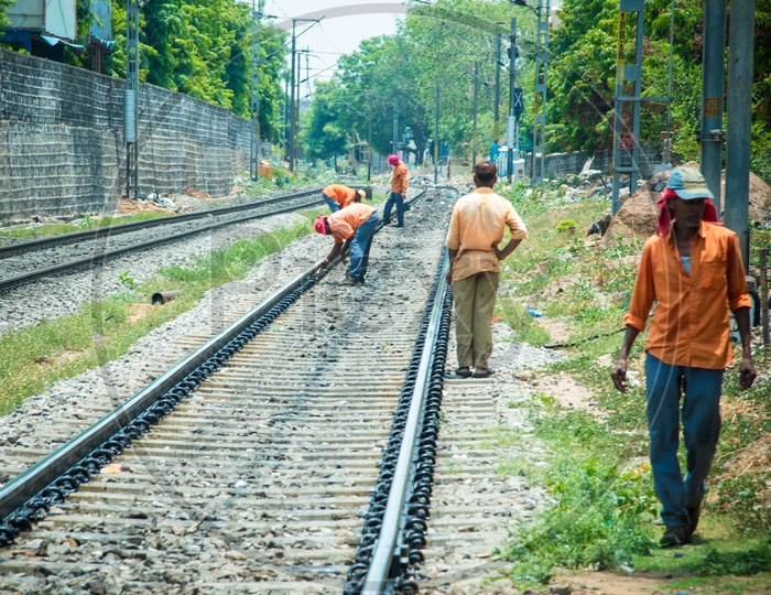Maintenance work on Railway Lines