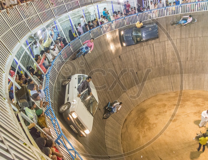 Car Stunts at Numaish Industrial Fair, Nampally