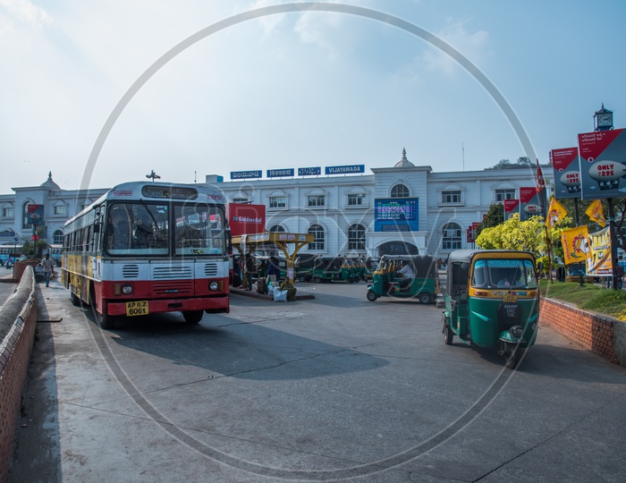 City Buses at Vijayawada Railway Station