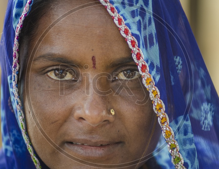 Rajasthani Woman in Bundi, Rajasthan