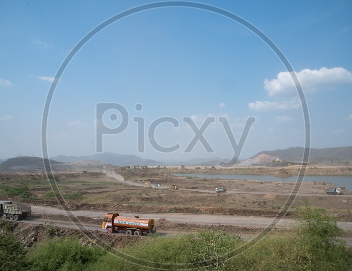 Polavaram Irrigation Project Dam Site.