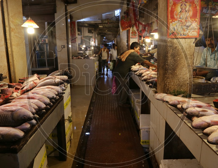 Fish market in dibrugarh