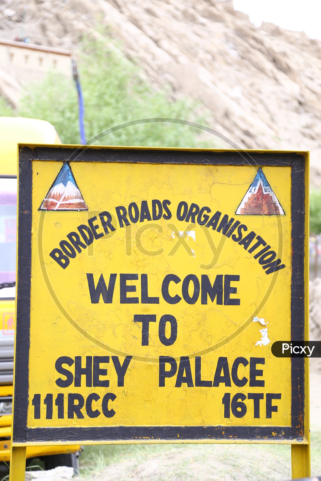 Shey Palace Sign Board