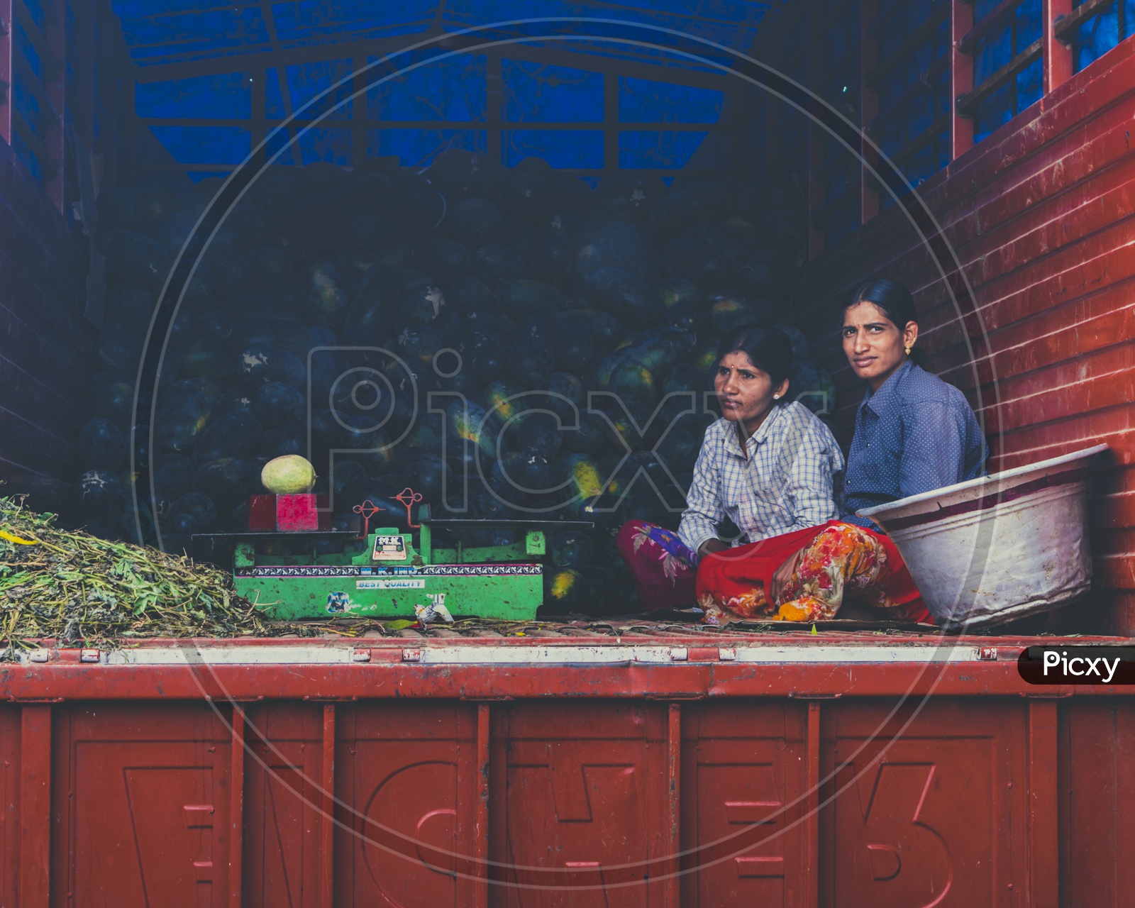 Female Workers in Kothapet Fruit market