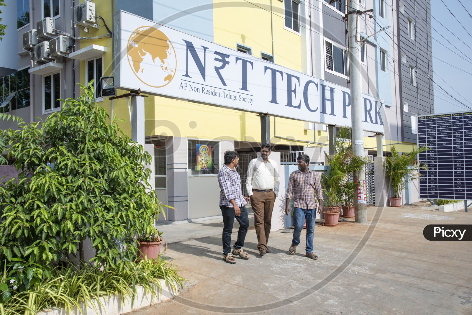 Employees at NRT Tech Park, mangalagiri.
