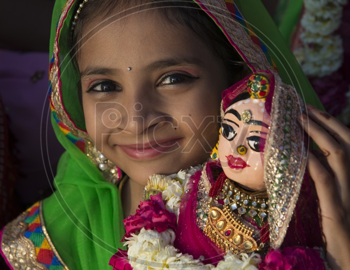 Rajasthani Girl at Mewar Gangaur Festival, Udaipur