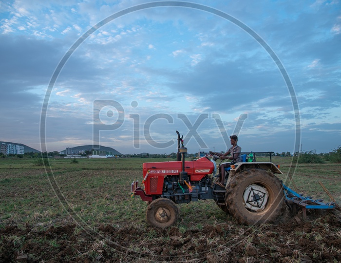 A farm getting ready for another crop before the rainy season comes.