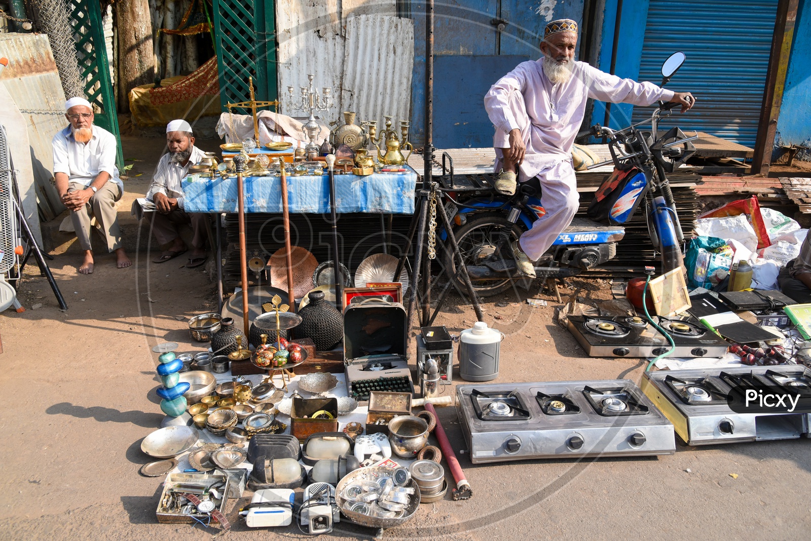 Antique Goods for sale at the bazaar