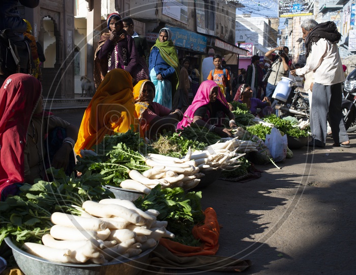 Vegetable Market in Pushkar