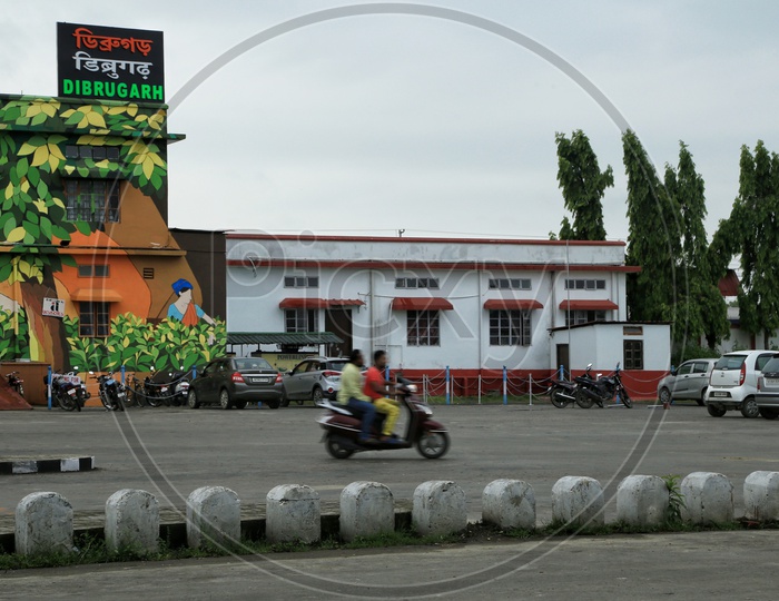 Railway station in Dibrugarh, Assam.