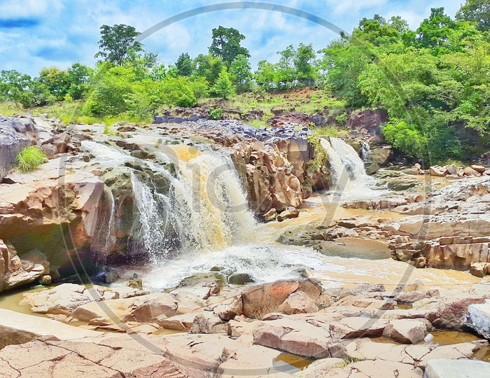 The scenic Perspective of Pochera Waterfalls