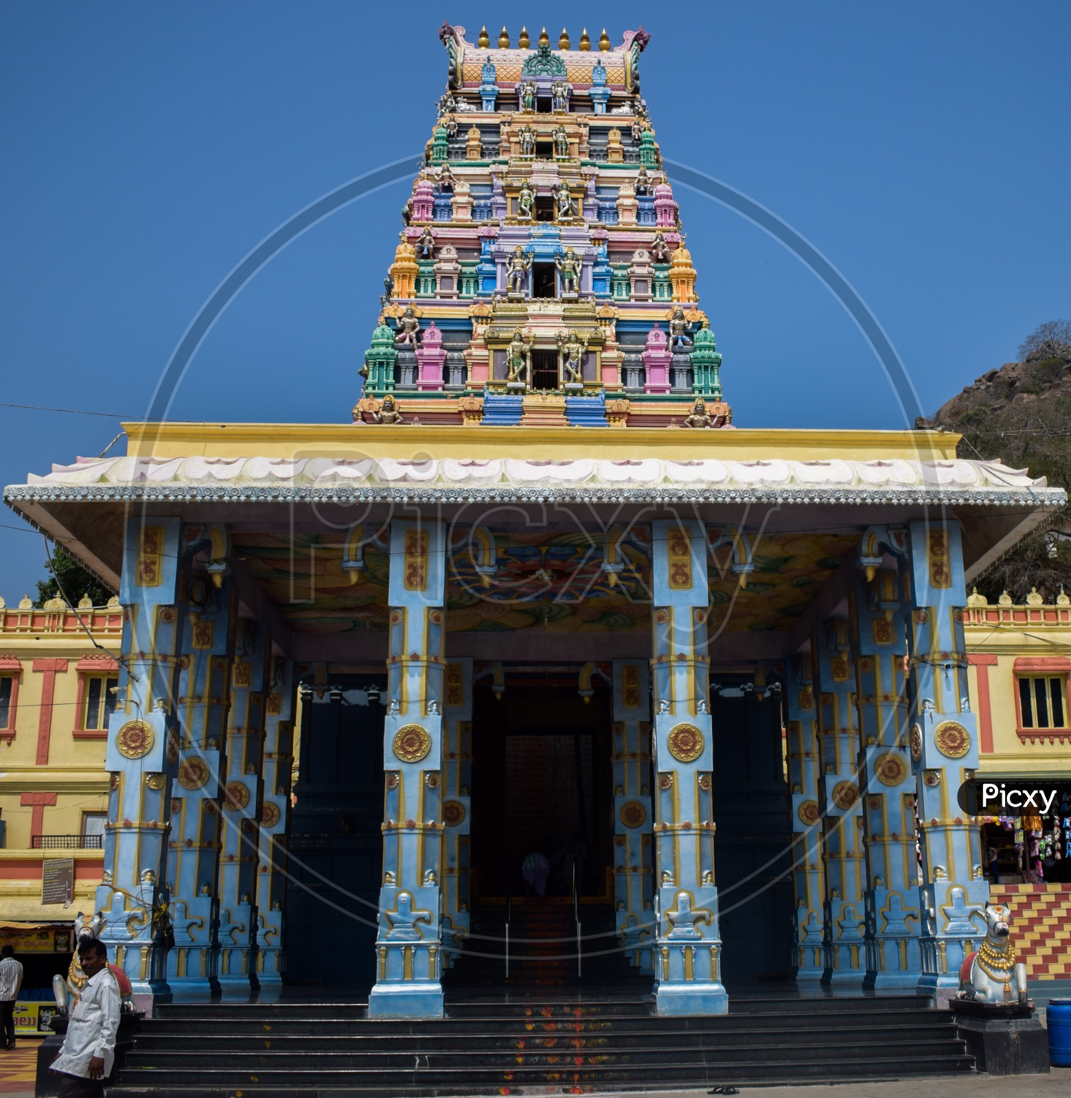 front view Kotappakonda Sri Trikoteswara Swami Temple,