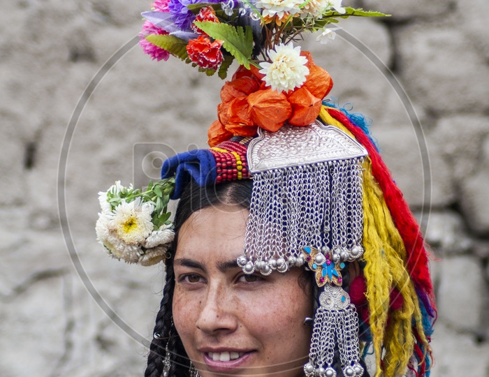 Happy Female at Ladakh Festival, Leh