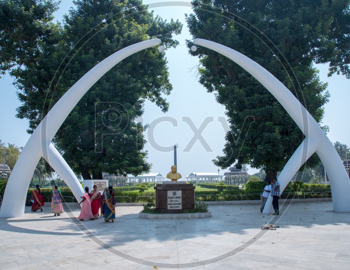 Anna memorial entrance.