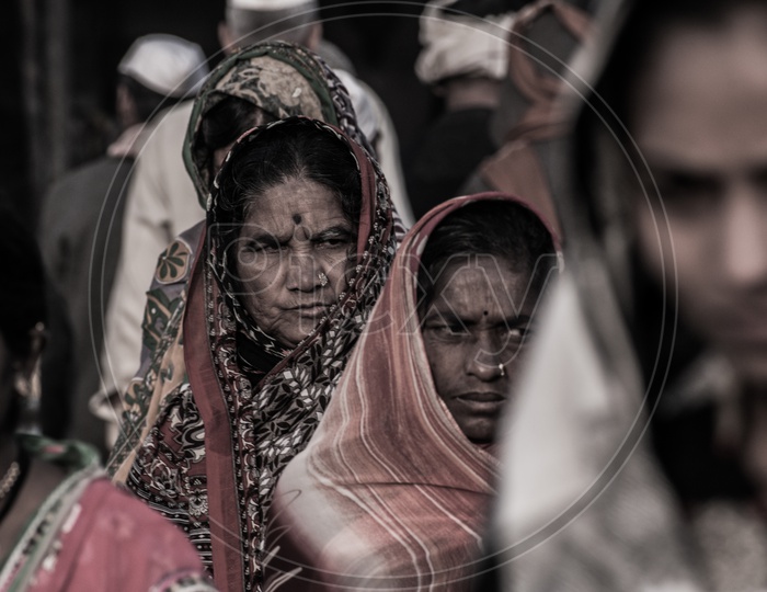 Indian rural  women on the streets