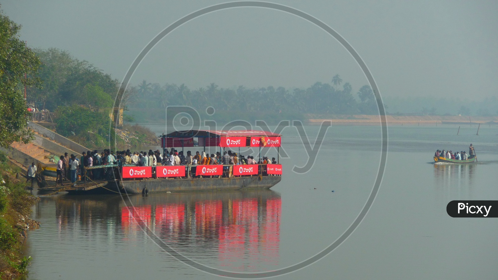 Tourist Boats On Godavari River