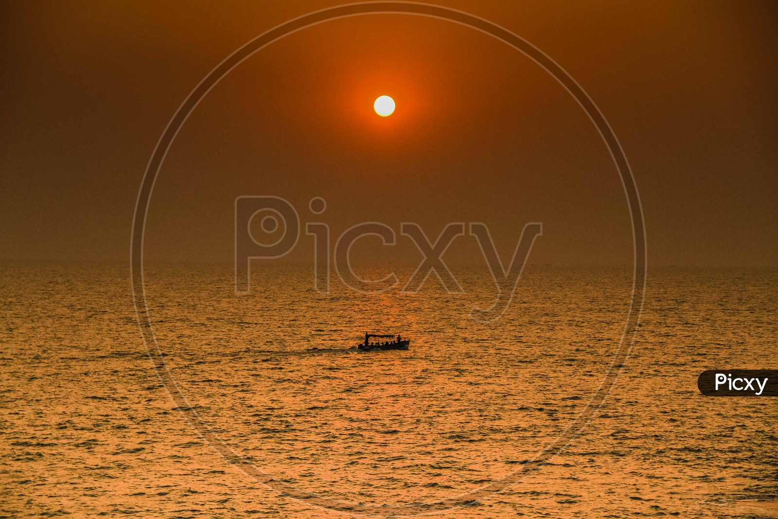 sunset at Gokarna beach