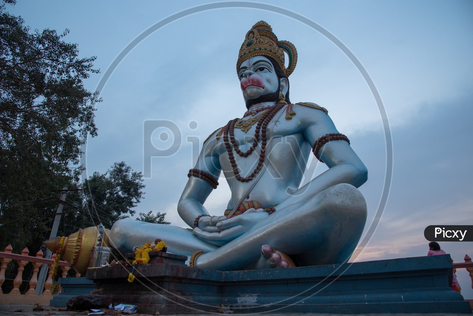 Hanuman Statue near Amareswara Swamy Temple,Amaravati