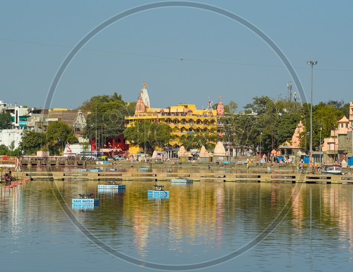 Temples on bank of River Shipra