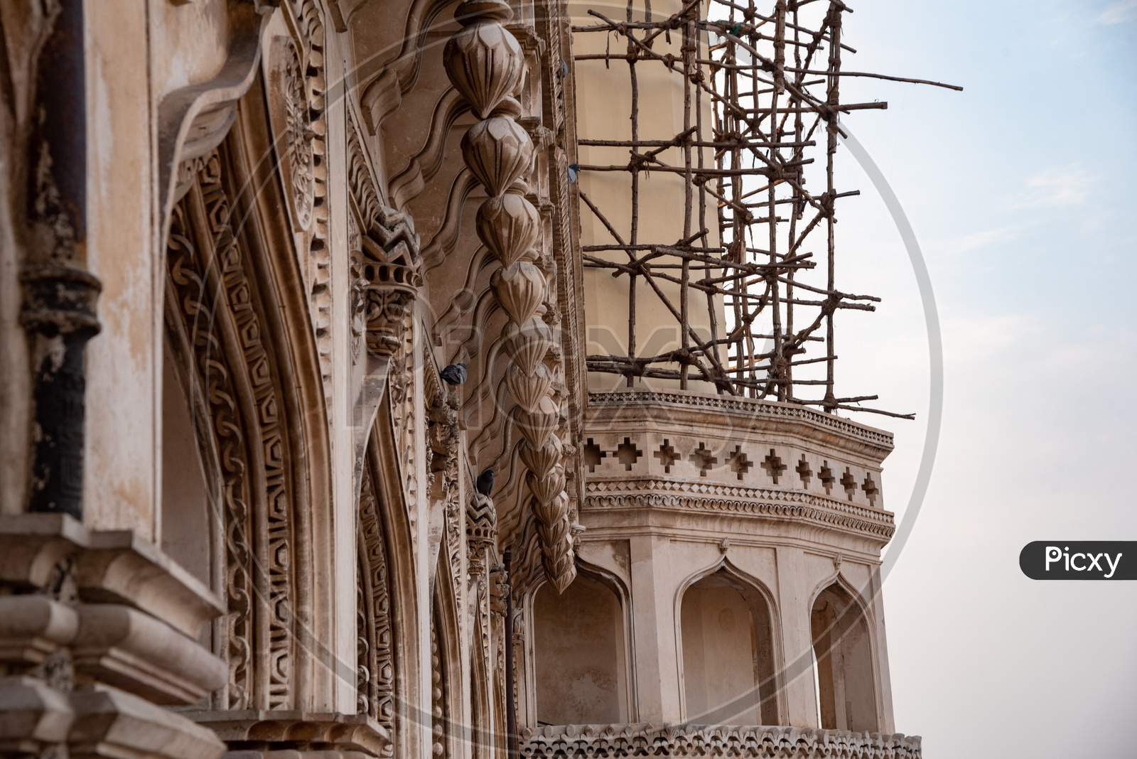 Restoration works of Charminar