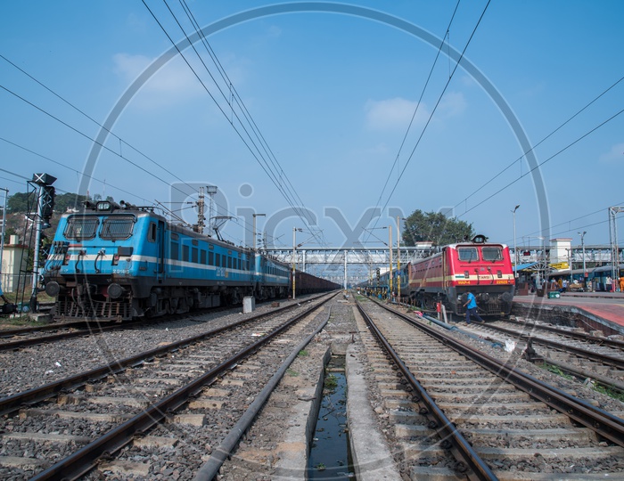 Trains and Tracks,Vijayawada Railway Station