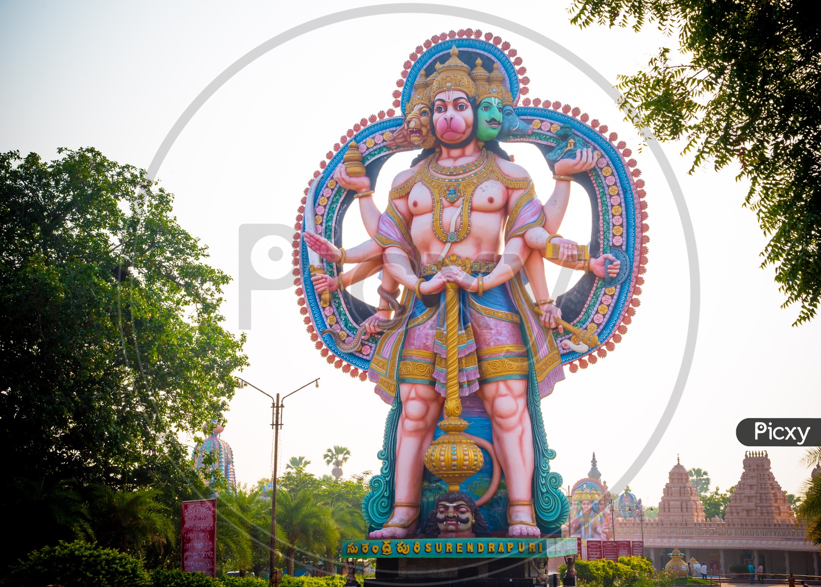 Lord Hanuman Idol at Surendrapuri Temple