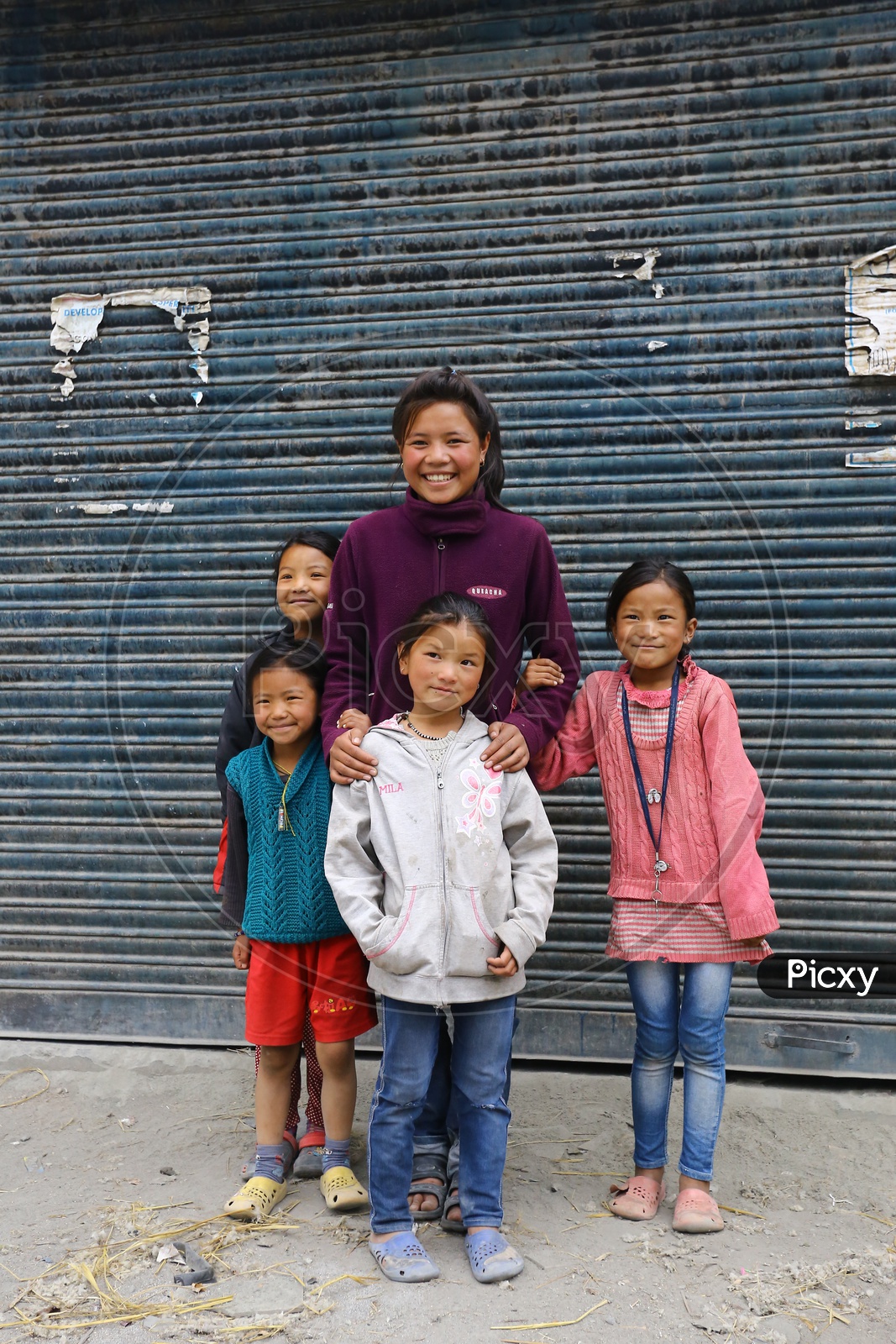 Smiling Kids on the Streets of Lamayuru