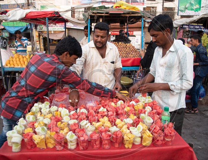 Fruit Vendors at Charminar