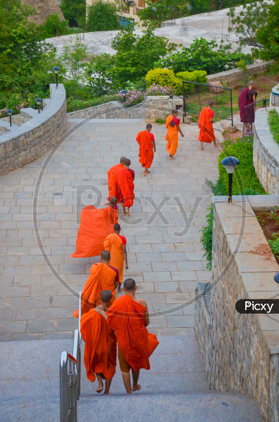 Buddhist Monks at Buddha Vihara